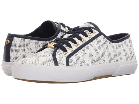 michael kors white sneakers womens|zappos michael kors sneakers.